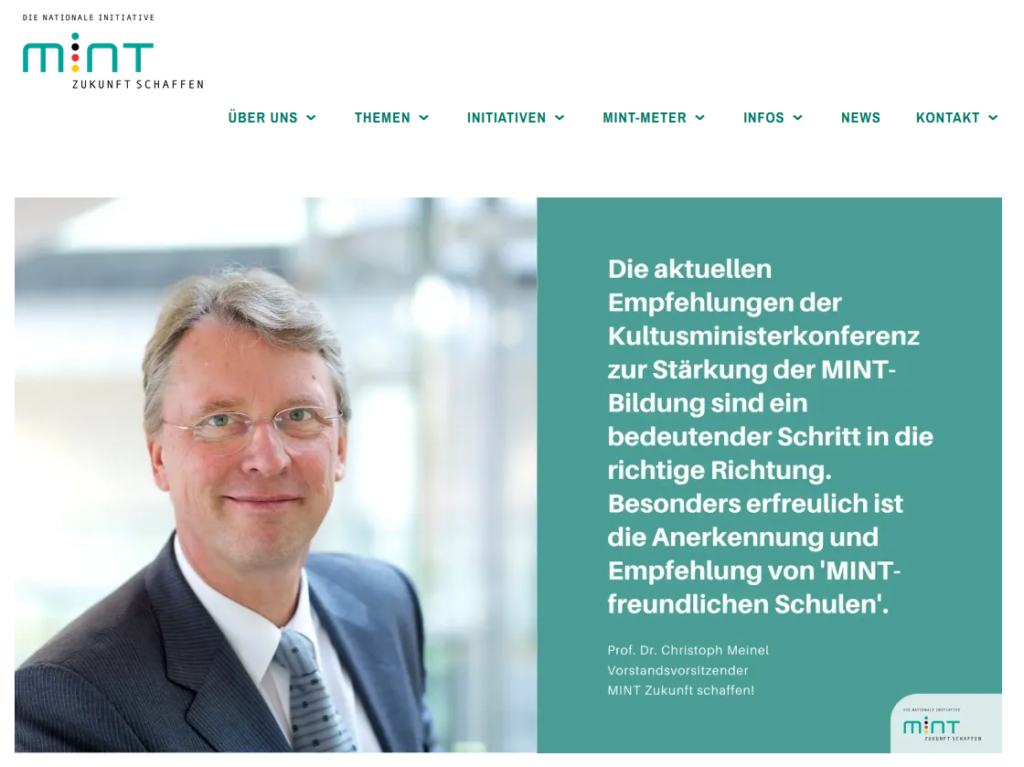 KMK beschließt: MINT-freundliche Schule besonders empfehlenswert